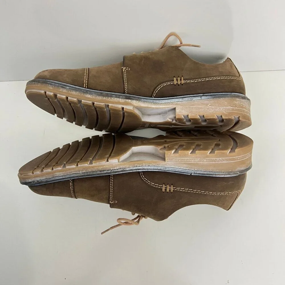 Naot Simiyu Oxford Cap Toe‎ Mens Shoes Brown Suede Lace Up EU 43 US 10